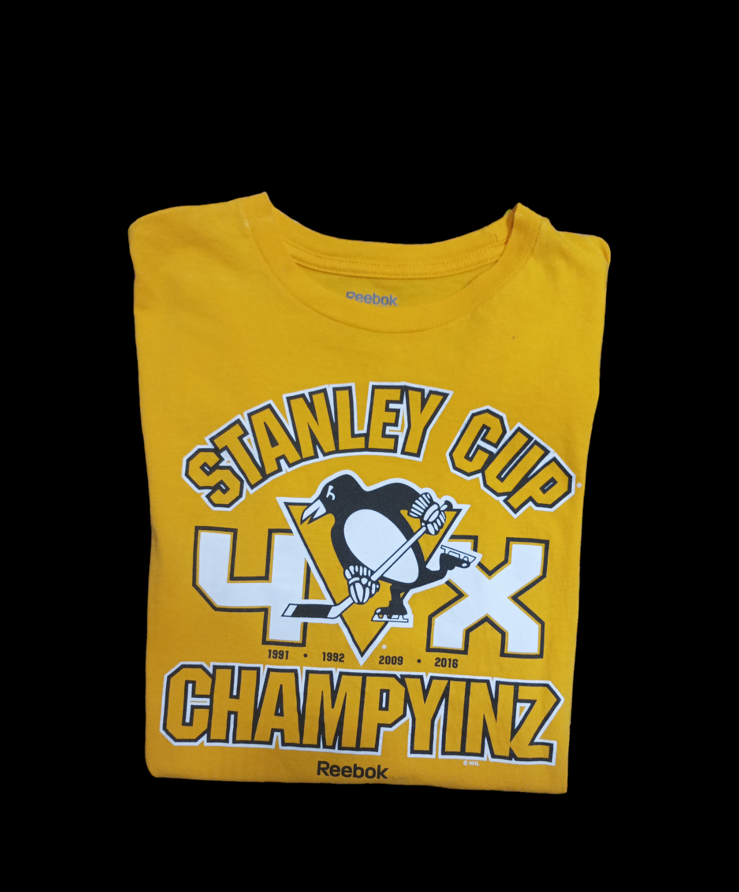 T-Shirt Reebok Stanley Cup Penguins
