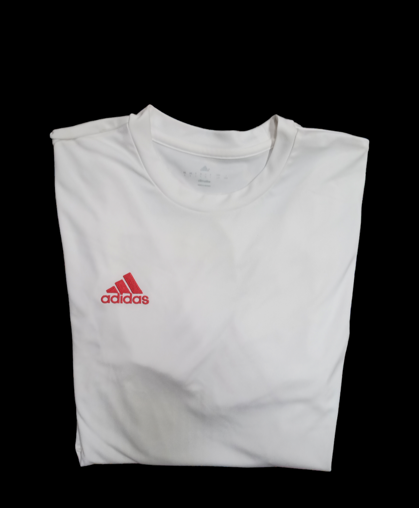 T-Shirt Adidas Climalite con righe rosse