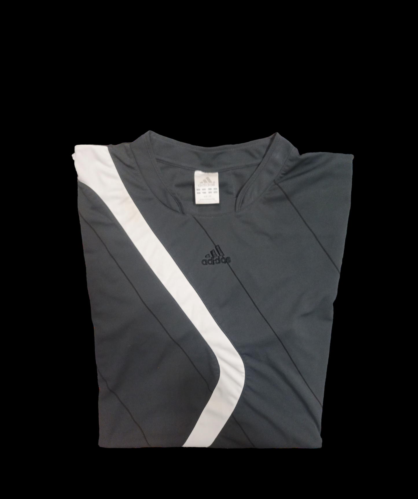 T-Shirt Adidas grigia e bianca